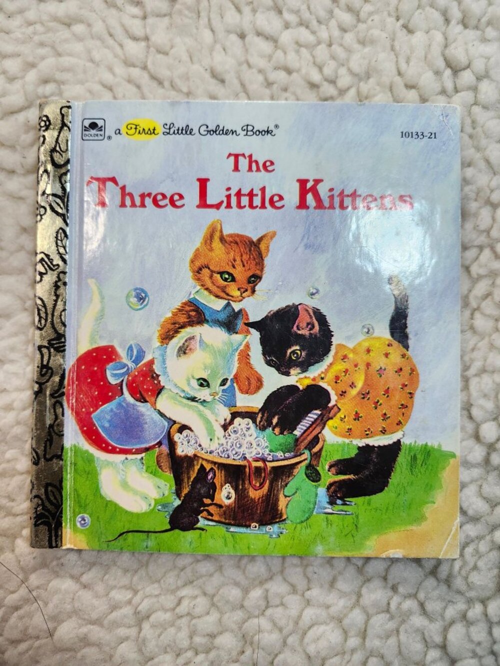 First Little Golden Book The Three Little Kittens Illustrated Masha Vintage